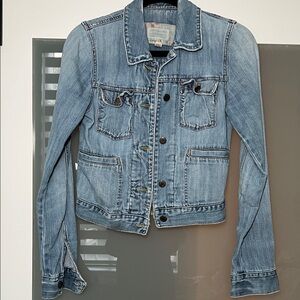 Abercrombie & Fitch Light Blue Jean Jacket